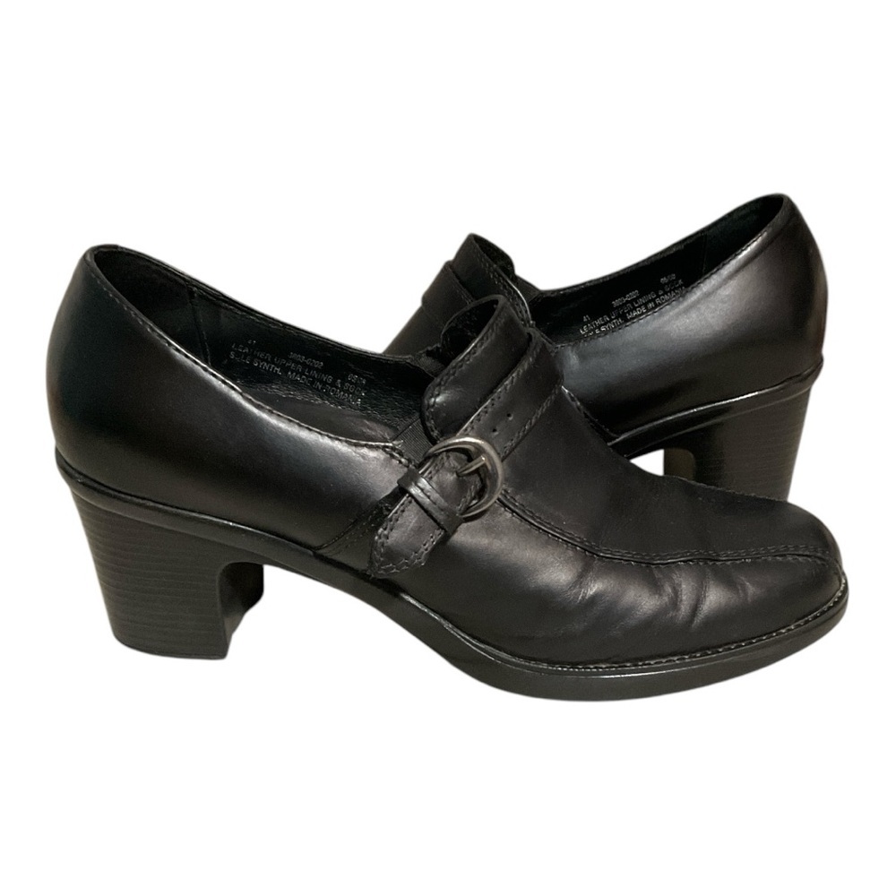 Dansko Norah Slip On Leather Heels Size 41 (11-11.5)